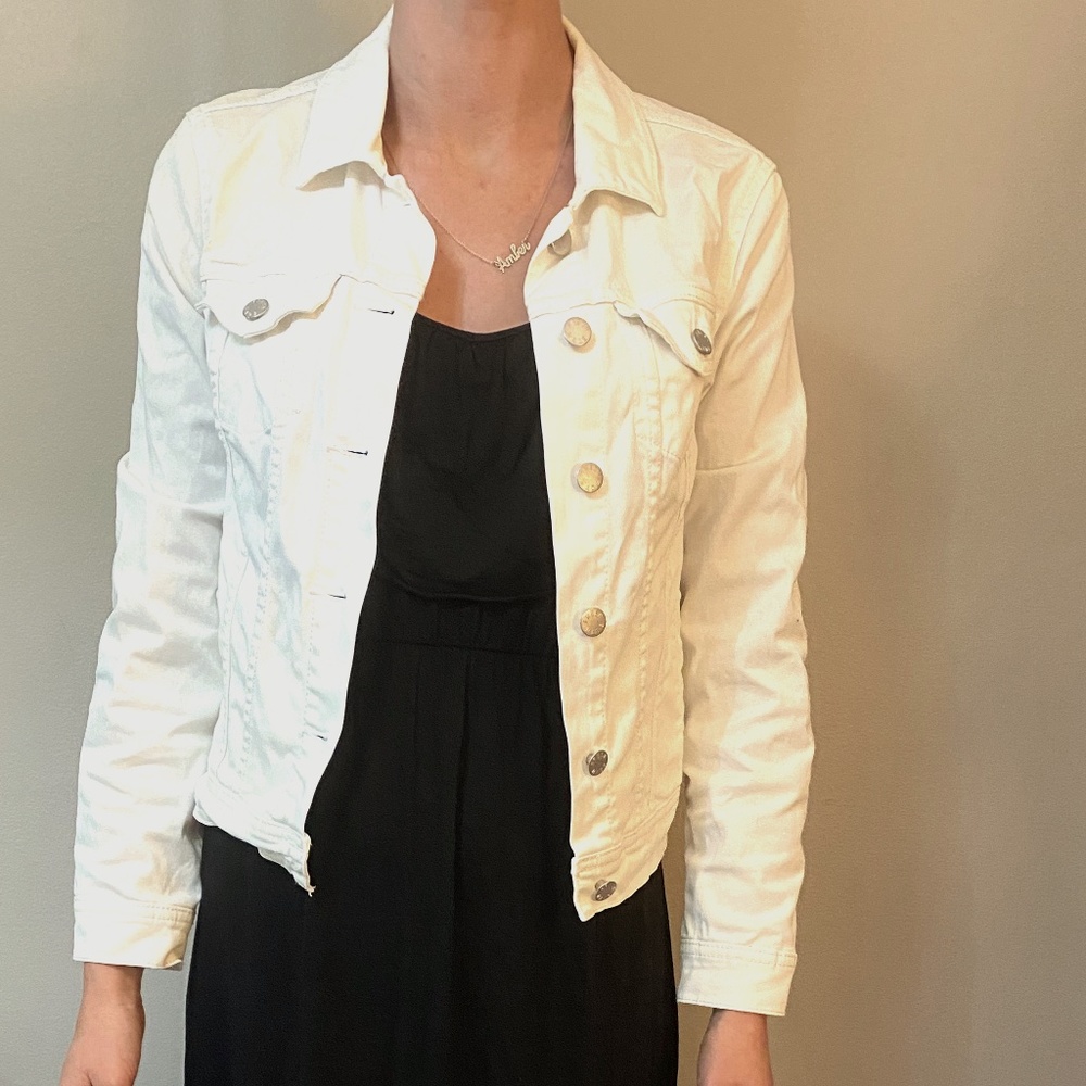 White Jean Jacket
